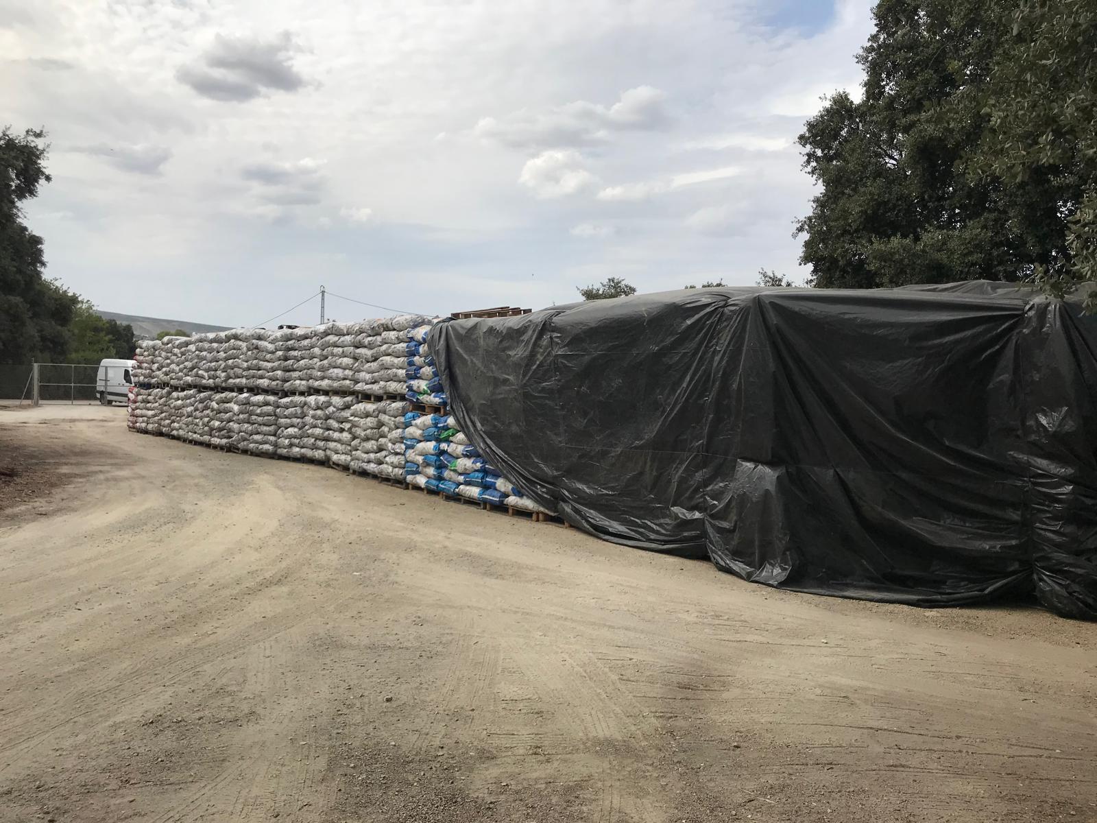Sacos listos para reparto